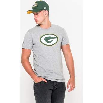 Maglietta maniche corte grigia di Green Bay Packers NFL di New Era