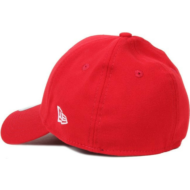 cappellino-visiera-curva-rosso-aderente-39thirty-basic-flag-di-new-era
