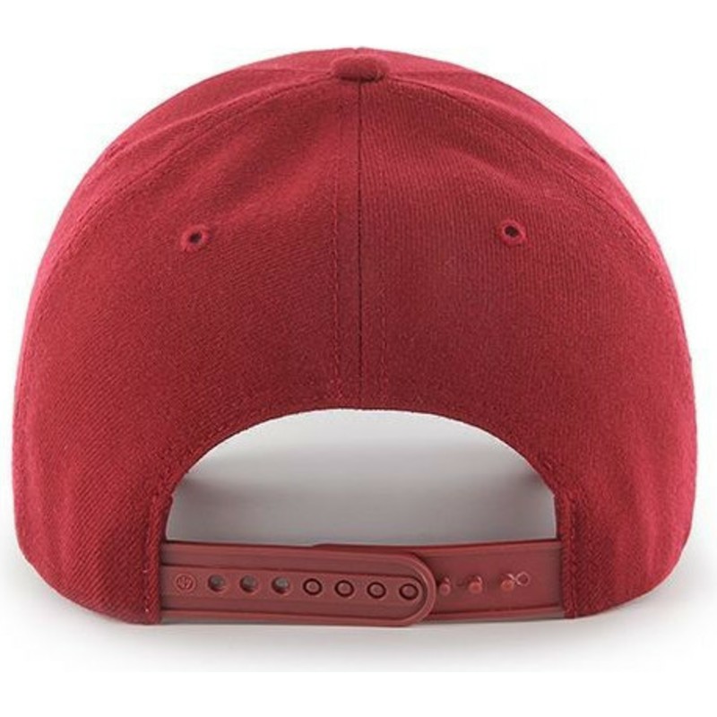 cappellino-visiera-curva-rojo-scurosnapback-di-new-york-yankees-mlb-mvp-di-47-brand