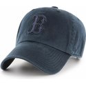 cappellino-visiera-curva-blu-marino-con-logo-blu-marino-di-boston-red-sox-mlb-clean-up-di-47-brand