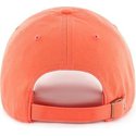 cappellino-visiera-curva-arancione-pomelo-di-new-york-yankees-mlb-clean-up-di-47-brand