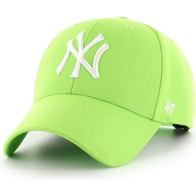 cappellino-visiera-curva-verde-limesnapback-di-new-york-yankees-mlb-mvp-di-47-brand