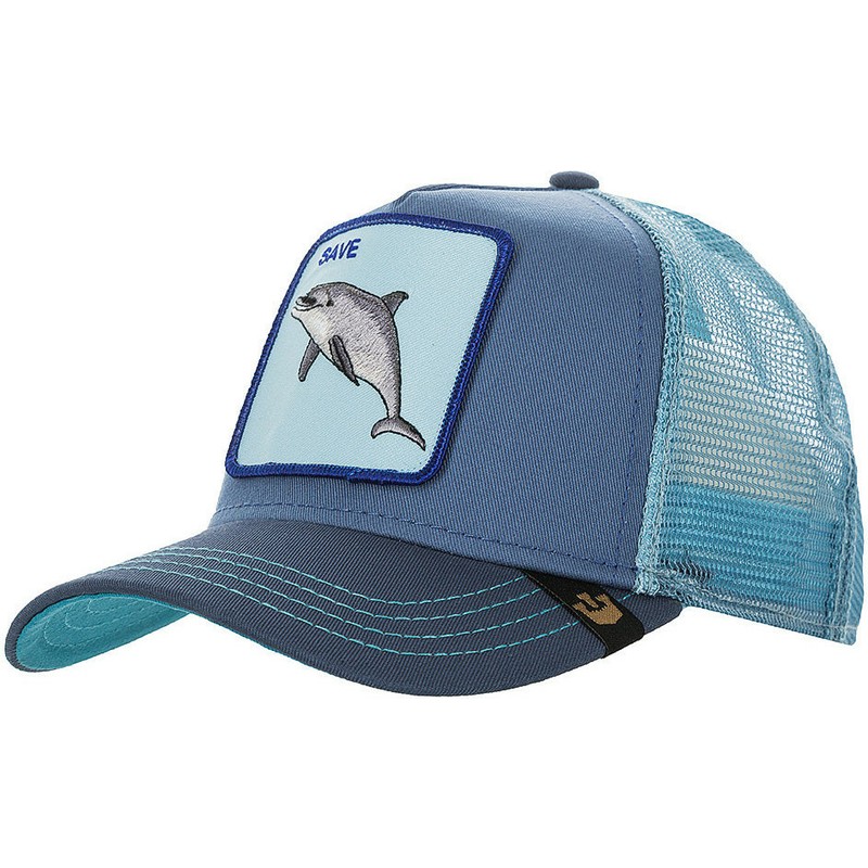 cappellino-trucker-blu-delfino-save-us-di-goorin-bros