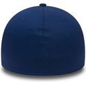 cappellino-visiera-curva-blu-aderente-39thirty-essential-di-los-angeles-dodgers-mlb-di-new-era