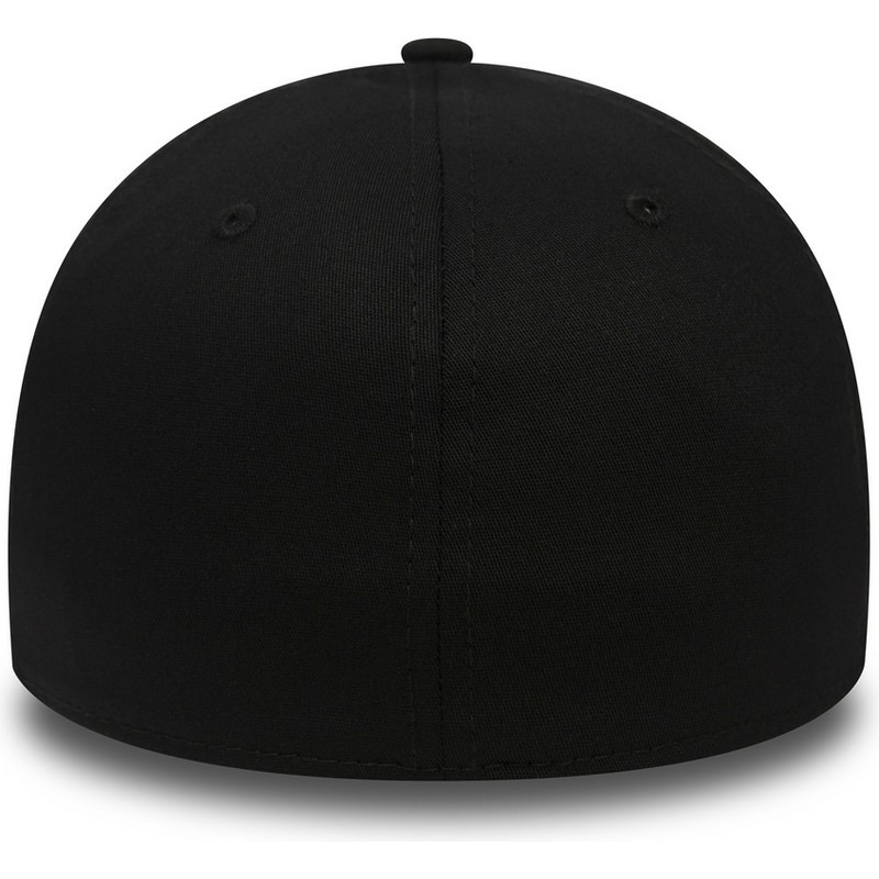 cappellino-visiera-curva-nero-aderente-39thirty-essential-di-los-angeles-dodgers-mlb-di-new-era