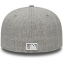 cappellino-visiera-piatta-grigio-aderente-59fifty-essential-di-new-york-yankees-mlb-di-new-era