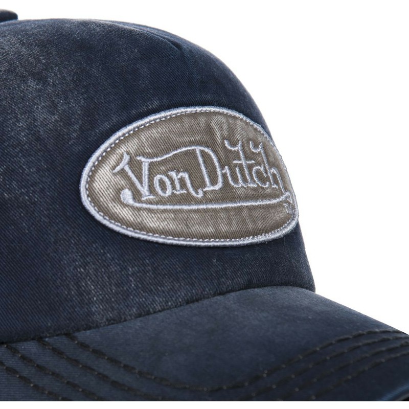 cappellino-visiera-curva-blu-marino-e-grigio-regolabile-ilan01-di-von-dutch