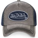 cappellino-visiera-curva-grigio-e-blu-marino-regolabile-ilan02-di-von-dutch