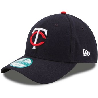 Cappellino visiera curva blu marino regolabile 9FORTY The League di Minnesota Twins MLB di New Era
