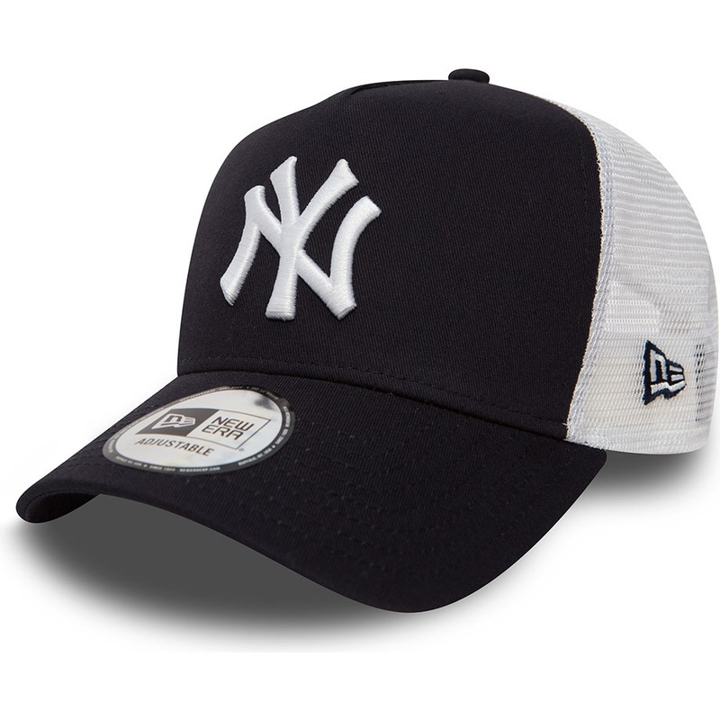 New Era 9Forty Snapback Trucker Cappellino New York Yankees – Bianco, 100% Poliestere, Taglia Unica Regolabile