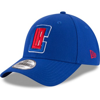 Cappellino visiera curva blu regolabile 9FORTY The League di Los Angeles Clippers NBA di New Era