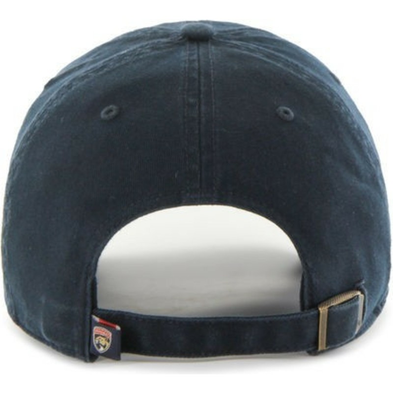 cappellino-visiera-curva-blu-marino-di-florida-panthers-nhl-clean-up-di-47-brand