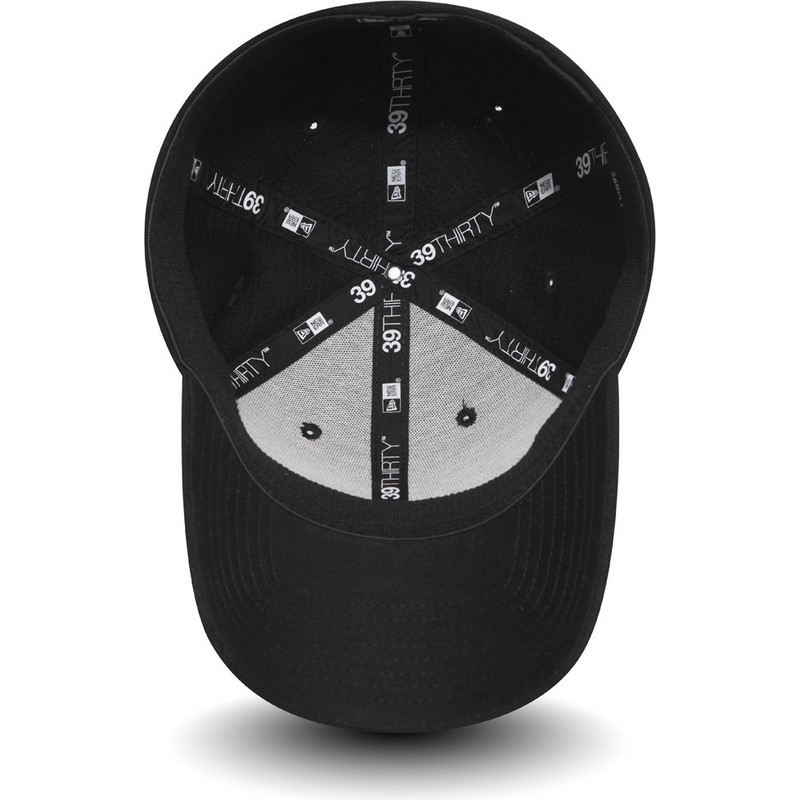 cappellino-visiera-curva-nero-aderente-39thirty-slub-di-new-era