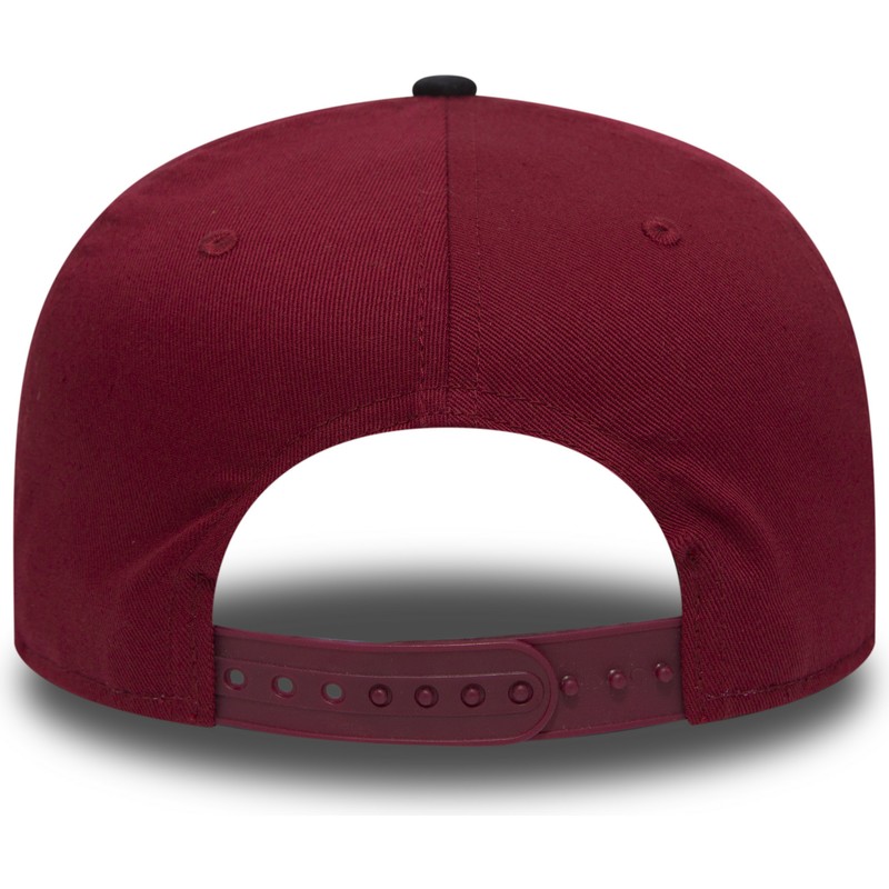 cappellino-visiera-piatta-rosso-e-nero-snapback-9fifty-di-cleveland-cavaliers-nba-di-new-era