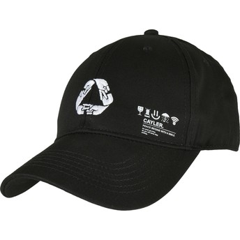 Cayler & Sons Curved Brim Iconic Peace Black Adjustable Cap