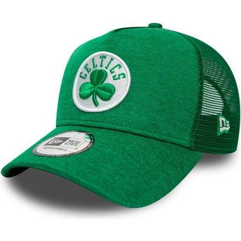 New Era Shadow Tech A Frame Boston Celtics NBA Green Trucker Hat