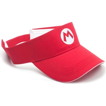 Difuzed Curved Brim Mario Badge Super Mario Bros. Red Adjustable Visor