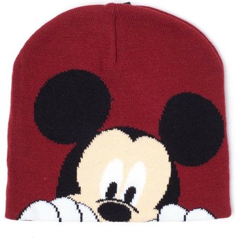 Difuzed Mickey Mouse Disney Red Beanie