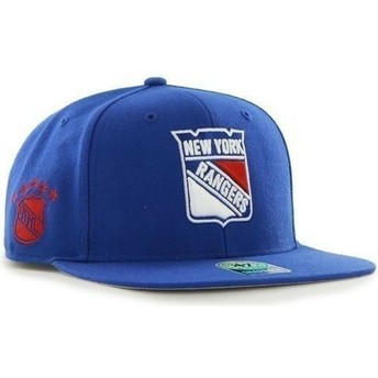 Cappellino visiera piatta blu snapback di New York Rangers NHL Sure Shot di 47 Brand