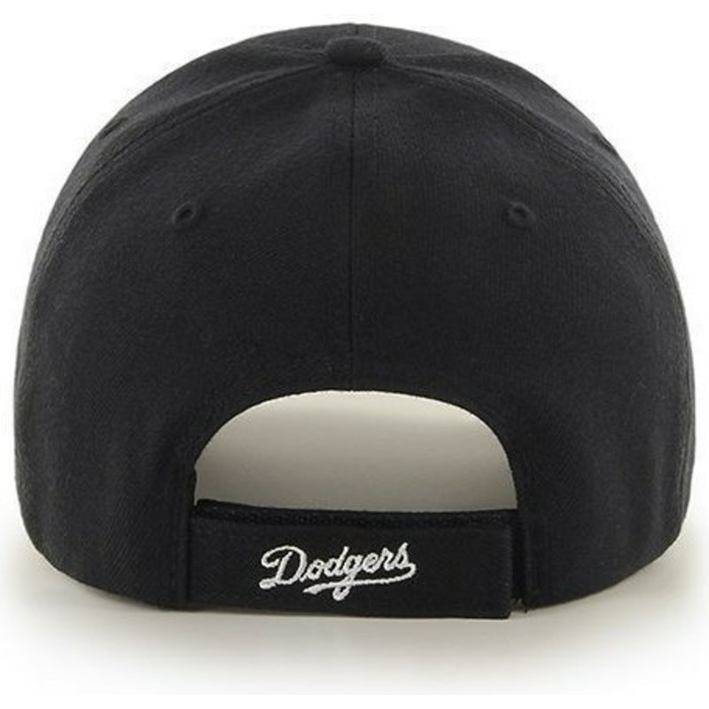 cappellino-visiera-curva-nero-di-los-angeles-dodgers-mlb-di-47-brand