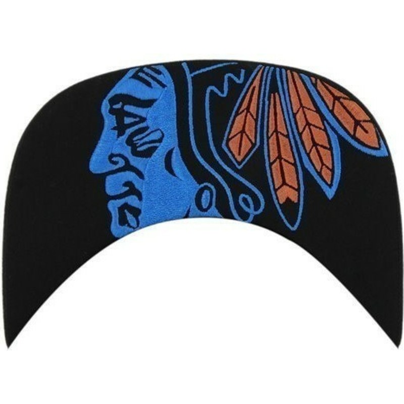 cappellino-visiera-piatta-nero-con-logo-blu-snapback-con-logo-lettere-di-chicago-blackhawks-nhl-di-47-brand