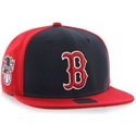 cappellino-visiera-piatta-rosso-snapback-tinta-unita-con-logo-laterale-di-mlb-boston-red-sox-di-47-brand