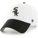 cappellino-visiera-curva-bianco-e-visiera-nera-di-mlb-chicago-white-sox-di-47-brand