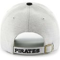 cappellino-visiera-curva-grigio-e-visiera-nera-di-mlb-pittsburgh-pirates-di-47-brand