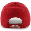 cappellino-visiera-curva-rosso-di-nhl-chicago-blackhawks-di-47-brand