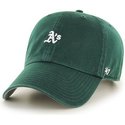 cappellino-visiera-curva-verde-con-logo-piccolo-di-mlb-oakland-athletics-di-47-brand