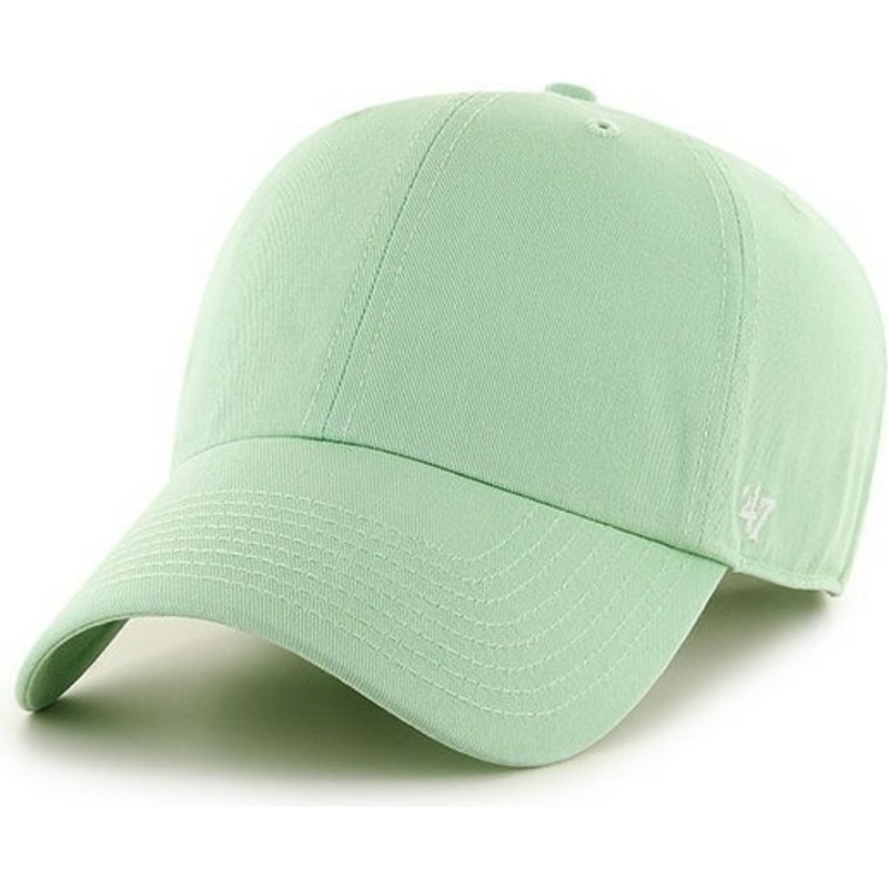 cappellino-visiera-curva-verde-tinta-unita-di-47-brand